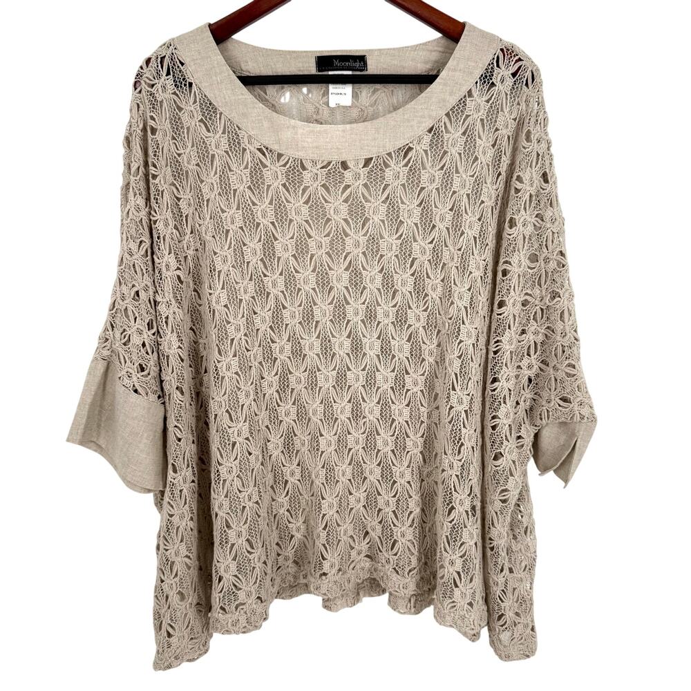Moonlight Y & S Fashion Design Plus Size XXL Wearable Art to Wear Shirt Top